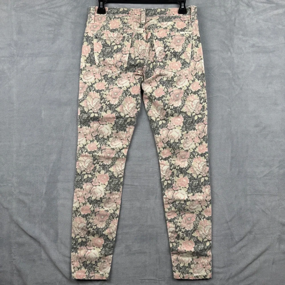Current Elliott Floral Print Jeans Size 25 Stiletto Phoenix Skinny Denim - Picture 9 of 9